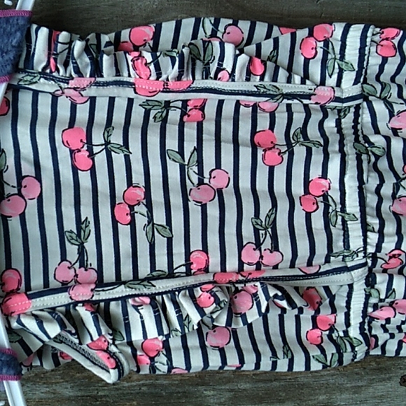 Nwt 2 Romper Set with Hair Scrunchie - Picture 7 of 12